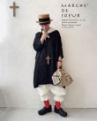 画像10: MARCHE' DE SOEUR／スモックチュニック・ヴィンテージブラック (10)
