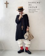 画像12: MARCHE' DE SOEUR／裾紐サルエルパンツ・アンティークホワイト (12)