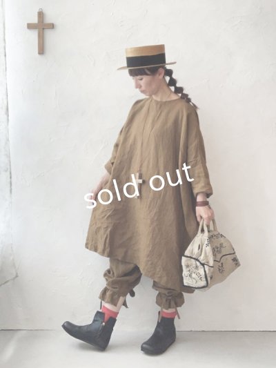 画像14: MARCHE' DE SOEUR／スモックチュニック・アンティークブラウン