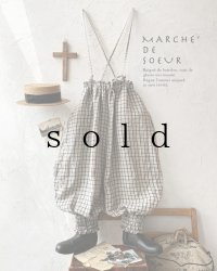 MARCHE' DE SOEUR／ピエロパンツ・ラティスチェック