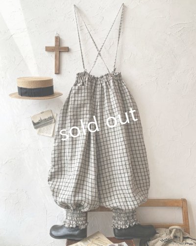 画像6: MARCHE' DE SOEUR／ピエロパンツ・ラティスチェック