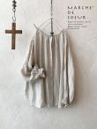 画像2: MARCHE' DE SOEUR／2wayリネンブラウス・生成り (2)