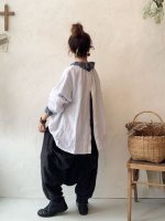 画像9: MARCHE' DE SOEUR／2wayリネンブラウス・ホワイト (9)