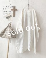 MARCHE' DE SOEUR／スモックチュニック・アンティークホワイト