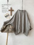 画像1: MARCHE' DE SOEUR／スモックプルオーバー・ラティスチェック生成り (1)