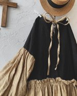 画像7: MARCHE' DE SOEUR／ブルターニュのワンピース・ヘーゼルナッツ (7)