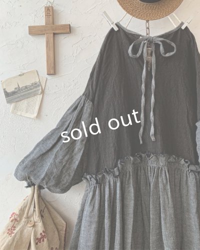 画像9: MARCHE' DE SOEUR／ブルターニュのワンピース・杢チャコール