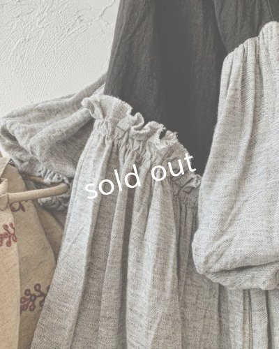 画像8: MARCHE' DE SOEUR／ブルターニュのワンピース・杢グレー