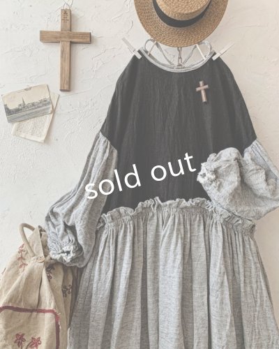 画像3: MARCHE' DE SOEUR／ブルターニュのワンピース・杢グレー