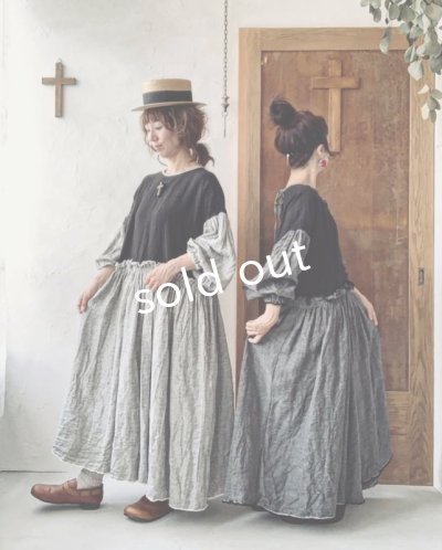 画像14: MARCHE' DE SOEUR／ブルターニュのワンピース・杢グレー