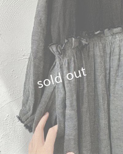 画像5: MARCHE' DE SOEUR／ブルターニュのワンピース・杢チャコール