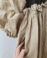 画像10: MARCHE' DE SOEUR／ブルターニュのワンピース・ヘーゼルナッツ (10)