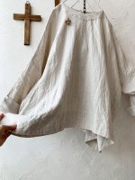 画像4: MARCHE' DE SOEUR／スモックプルオーバー・ヘリンボン生成 (4)