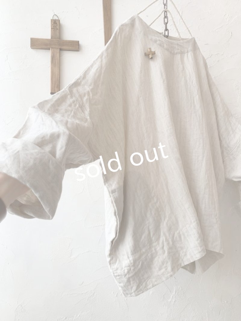 画像5: MARCHE' DE SOEUR／スモックプルオーバー・ヘリンボン生成 (5)