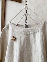 画像2: MARCHE' DE SOEUR／スモックプルオーバー・ヘリンボン生成 (2)