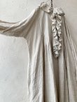 画像5: MARCHE' DE SOEUR／フローフリルワンピース・ヘリンボン生成り (5)