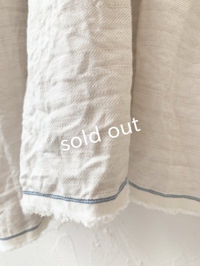 画像8: MARCHE' DE SOEUR／フローフリルワンピース・ヘリンボン生成り