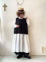 画像10: MARCHE' DE SOEUR／肩ボタンスリットベスト・インペリアル生成り (10)