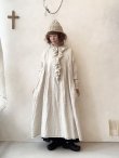 画像11: MARCHE' DE SOEUR／フローフリルワンピース・ヘリンボン生成り (11)