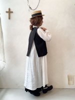 画像11: MARCHE' DE SOEUR／肩ボタンスリットベスト・インペリアル生成り (11)