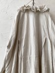 画像10: MARCHE' DE SOEUR／フローフリルワンピース・ヘリンボン生成り (10)