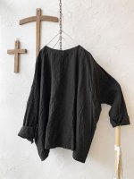 画像5: MARCHE' DE SOEUR／スモックプルオーバー・黒 (5)