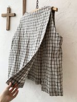画像8: MARCHE' DE SOEUR／肩ボタンスリットベスト・ラティスチェック (8)
