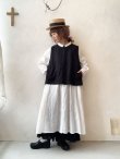 画像9: MARCHE' DE SOEUR／肩ボタンスリットベスト・ラティスチェック (9)