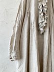 画像3: MARCHE' DE SOEUR／フローフリルワンピース・ヘリンボン生成り (3)