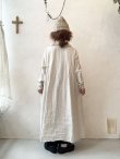 画像13: MARCHE' DE SOEUR／フローフリルワンピース・ヘリンボン生成り (13)