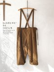 画像1: MARCHE' DE SOEUR／サスペンダーパンツ・杢ブラウン (1)