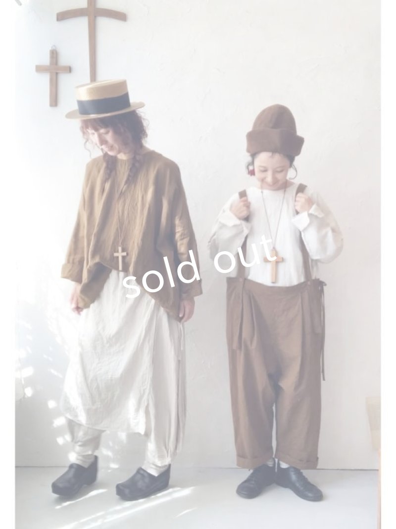 画像8: MARCHE' DE SOEUR／スモックプルオーバー・黒 (8)