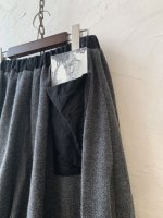 画像8: MARCHE' DE SOEUR/ウールヘリンボンピエロパンツ・杢チャコール (8)