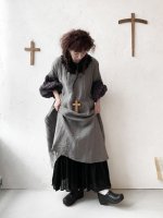 画像12: MARCHE' DE SOEUR／ギャザーペチパンツ・黒ボイルギャザー (12)