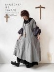 画像1: MARCHE' DE SOEUR／ギャザーペチパンツ・黒ボイルギャザー (1)