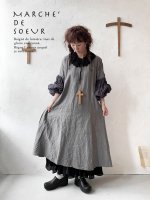 画像11: MARCHE' DE SOEUR／ギャザーペチパンツ・黒ボイルギャザー (11)