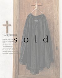 HALLELUJAH／Jupe etagee ティアードスカート・Black