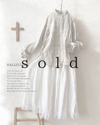 HALLELUJAH／Victorian Chemise ヴィクトリア時代のシャツ・Flax