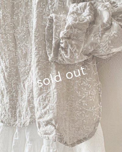 画像4: HALLELUJAH/Victorian Chemise ヴィクトリア時代のシャツ・Flax