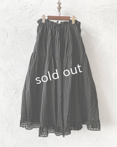 画像4: HALLELUJAH/Jupe etagee ティアードスカート・Black