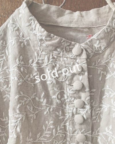 画像3: HALLELUJAH/Victorian Chemise ヴィクトリア時代のシャツ・Flax