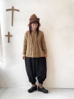画像11: MARCHE' DE SOEUR／バッククロスギャザープルオーバー・ブラウンカーキ (11)