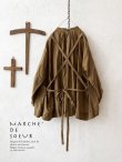 画像1: MARCHE' DE SOEUR／バッククロスギャザープルオーバー・ブラウンカーキ (1)