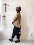 画像12: MARCHE' DE SOEUR／バッククロスギャザープルオーバー・ブラウンカーキ (12)