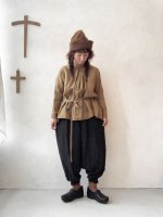 画像13: MARCHE' DE SOEUR／バッククロスギャザープルオーバー・ブラウンカーキ (13)