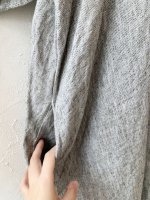 画像5: MARCHE' DE SOEUR／ふっくら織シャンブレーリネンチュニック・杢グレー (5)
