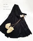 画像5: the last flower of the afternoon／静寂の欠片 ローブシャツドレス・black