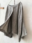 画像2: MARCHE' DE SOEUR／ふっくら織シャンブレーリネンショートジャケット・杢グレー (2)