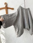 画像3: MARCHE' DE SOEUR／ふっくら織シャンブレーリネンショートジャケット・杢グレー (3)