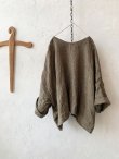 画像3: MARCHE' DE SOEUR／グレンチェックリネンショートジャケット・ヴィンテージカーキ (3)